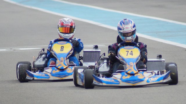 Nicolas Buisson & Camille Badiou - Circuit de Bresse le 14 Août 2015 - 1er Jour KZ